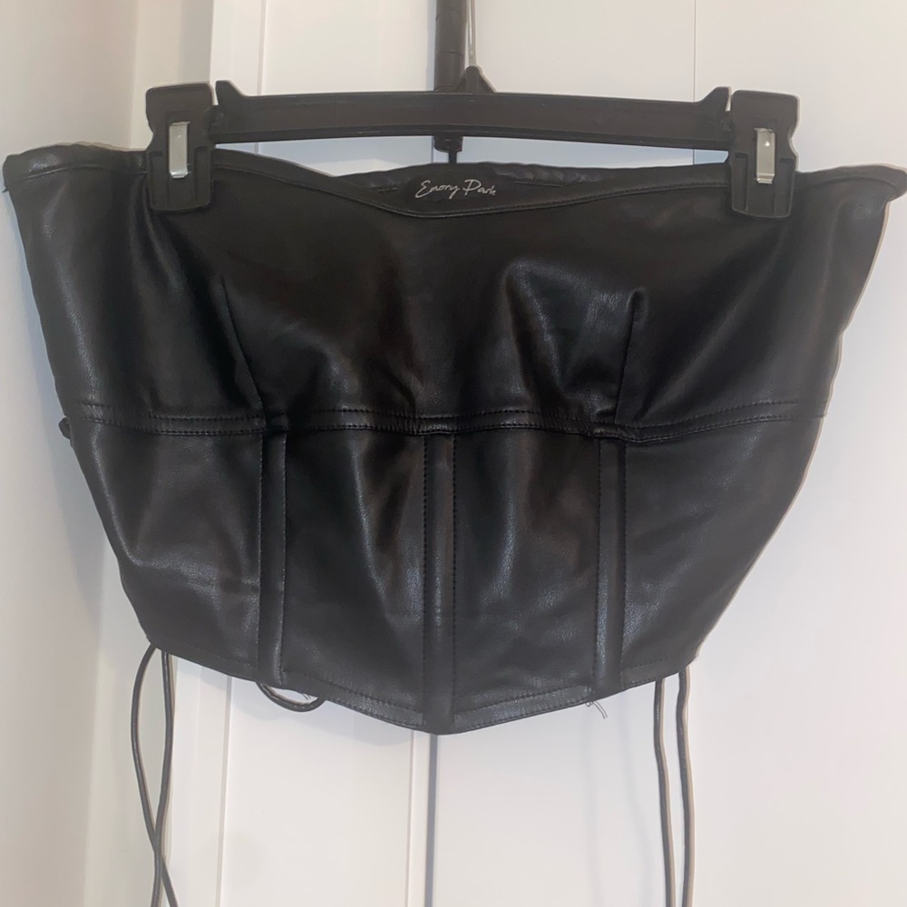 Black Leather Top